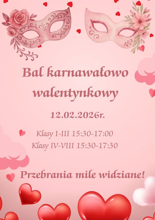 Bal karnawałowo-walentynkowy