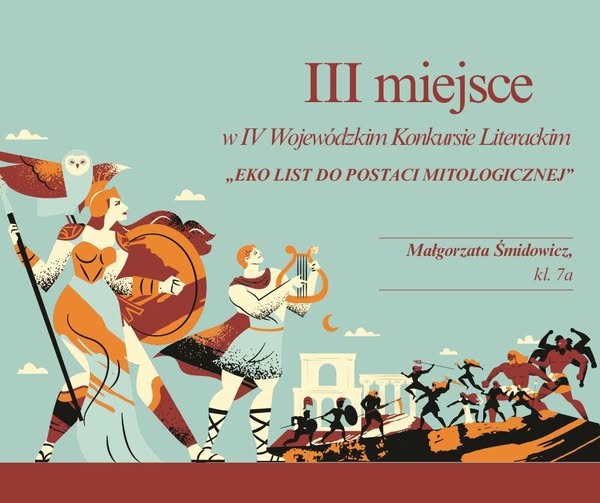 III miejsce w&nbsp;Wojew&oacute;dzkim Konkursie Literackim