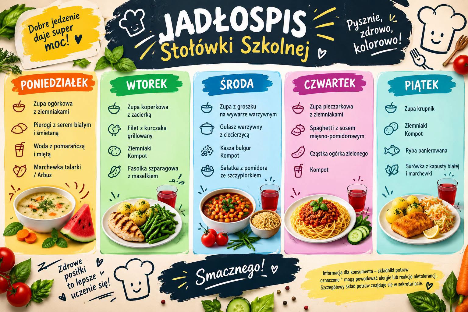 Jadłospis 14-18 września