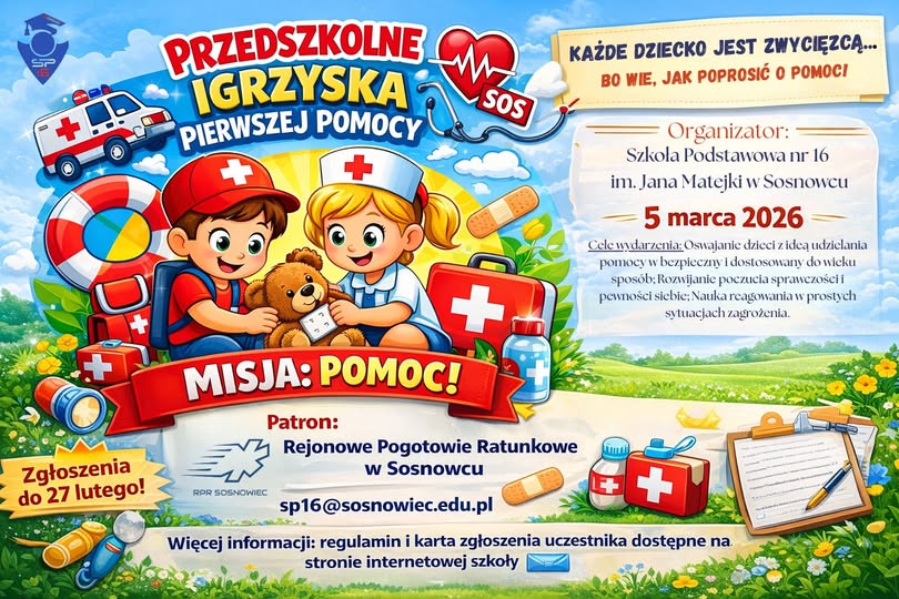 PRZEDSZKOLNE IGRZYSKA PIERWSZEJ POMOCY
