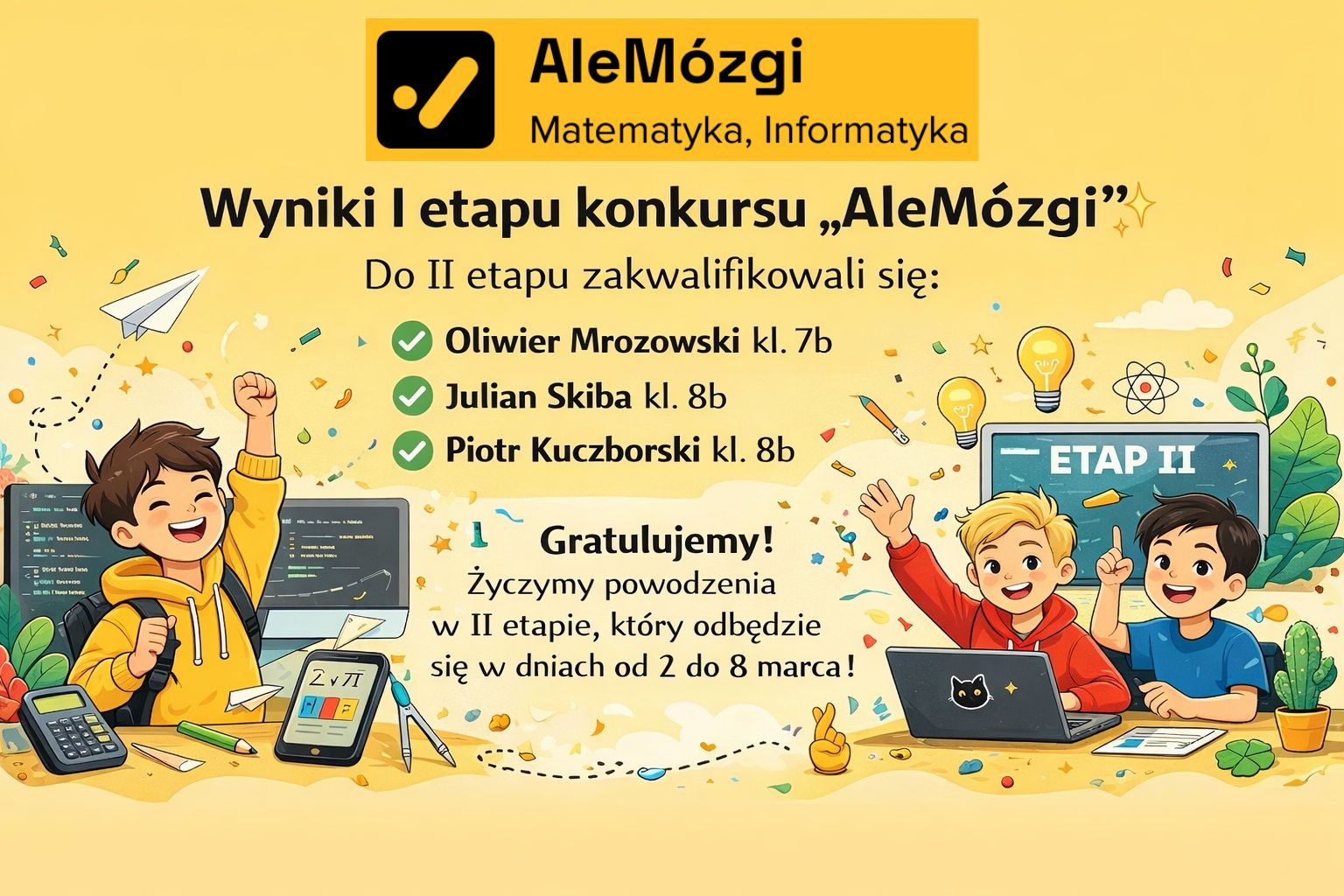 Sukces naszych uczni&oacute;w w&nbsp;konkursie AleM&oacute;zgi