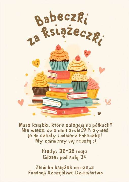 Zdjęcie do &bdquo;Babeczki za książeczki&rdquo; wracają!
