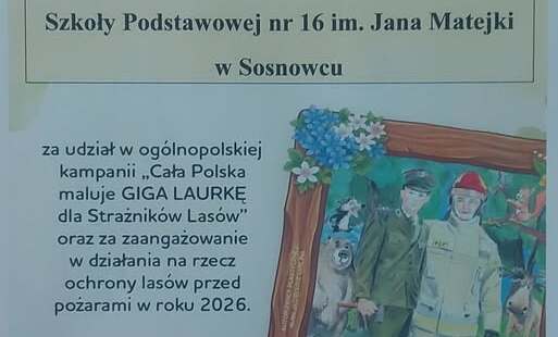 Zdjęcie do Certyfikat plac&oacute;wki przyjaznej lasom
