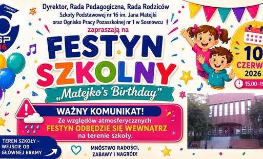 Zdjęcie do WAŻNY KOMUNIKAT 