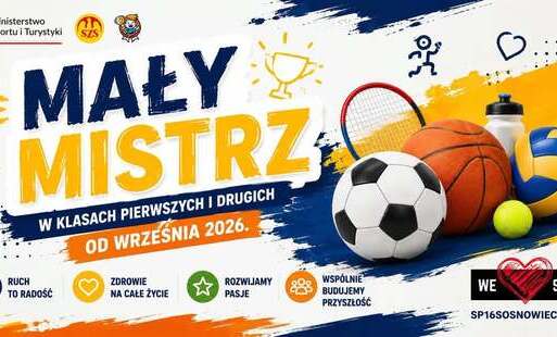 Zdjęcie do Program MAŁY MISTRZ w kl. 1 i 2 od września 2026