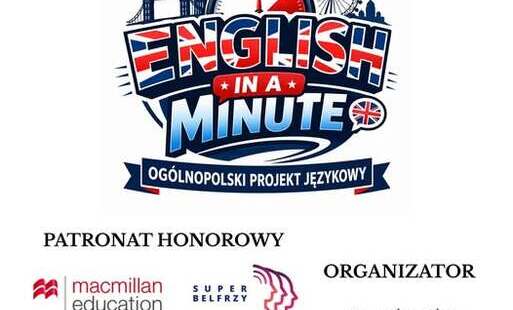 Zdjęcie do ENGLISH IN A MINUTE &ndash; DOŁĄCZAMY DO OG&Oacute;LNOPOLSKIEGO PROJEKTU!