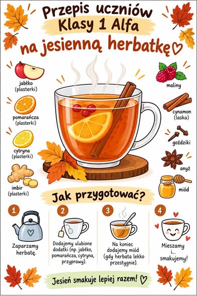 Zdjęcie do Przepis na jesienną herbatkę!