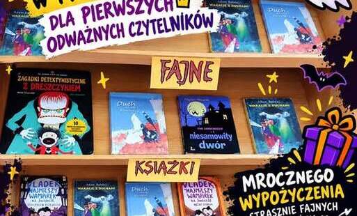 Zdjęcie do Uwaga, uwaga! W naszej bibliotece zrobiło się STRASZNIE FAJNIE! 