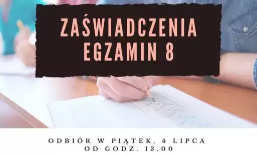 Zdjęcie do wyniki egzaminu &oacute;smoklasisty