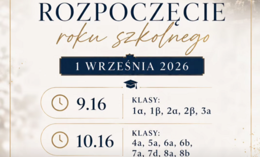 Zdjęcie do NOWY ROK SZKOLNY 2026/2027